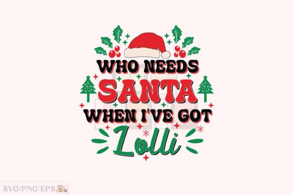 Add Playful Whimsy with Funny Christmas Lolli Kid SVG