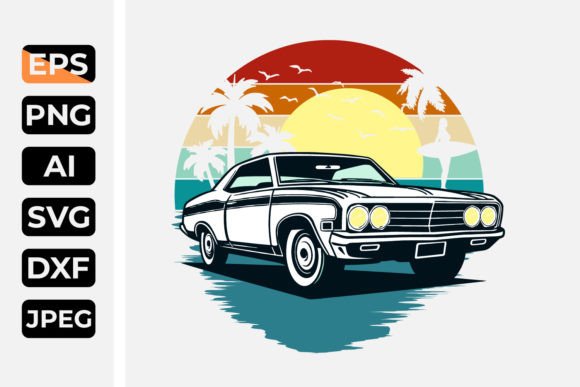 Cruise Back in Time with This Retro Vintage Car Design