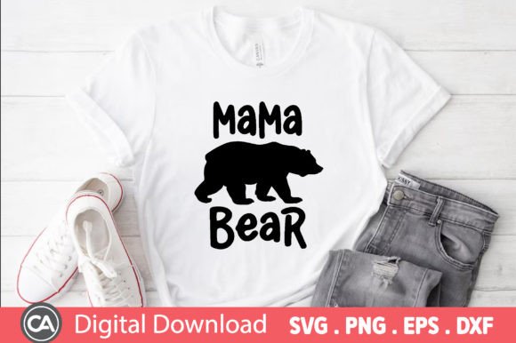Father's Day SVG Design: The Perfect Mama Bear Instant Download