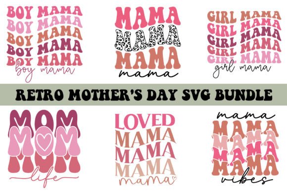 Retro Mother's Day SVG: Vintage Charm for Modern Gifts