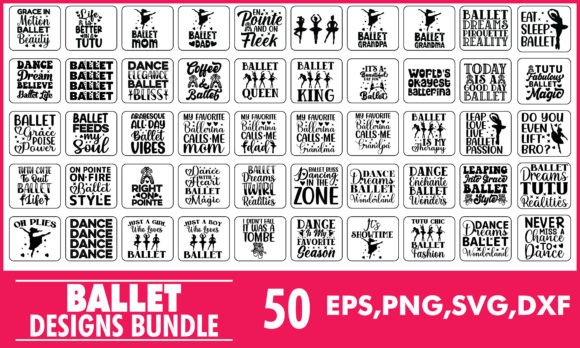 The Ballet SVG Design Bundle: Graceful Dance Cut Files