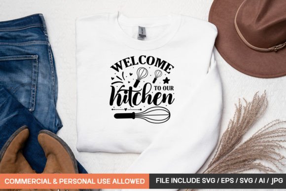 Welcome to Our Kitchen: A Versatile SVG for Home & Craft